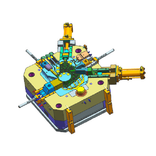 摩托车发动机罩盖压铸模具
