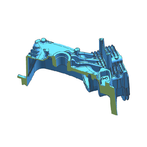 摩托车发动机壳体压铸模具